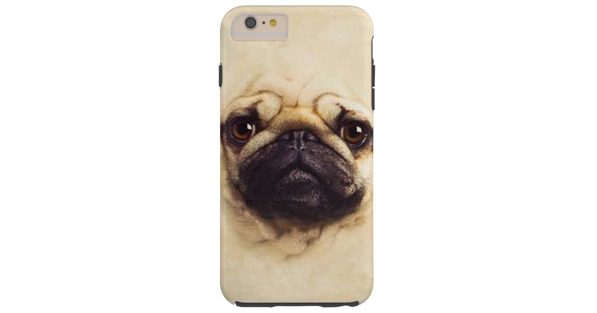 pug dog face iphone case | Zazzle