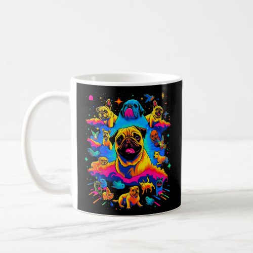 Pug Dog Family  Coffee Mug