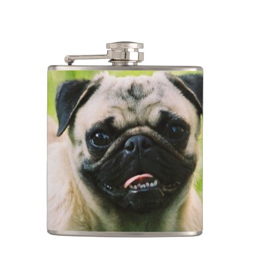 Pug Dog Flask