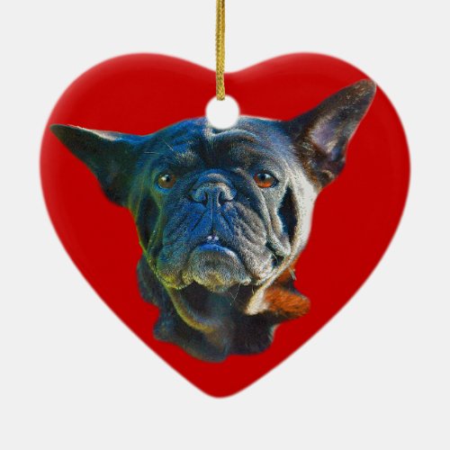 Pug Dog Funny Pet_lover Art Gift Ceramic Ornament