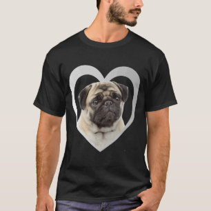 Pug Dog Heart Mops Pug 1 T-Shirt
