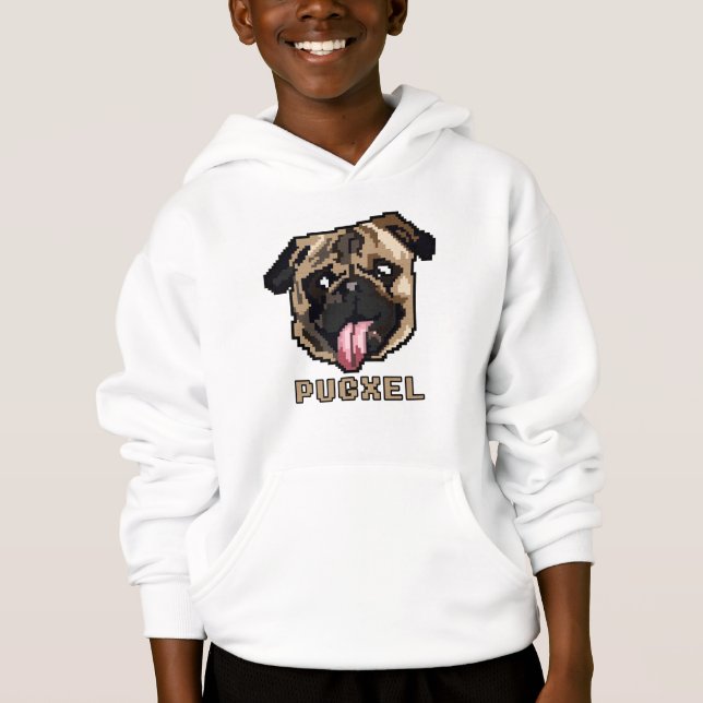 pug dog hoodie (Front)