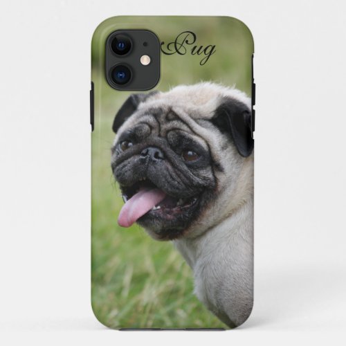 Pug dog  iphone 5 case mate id custom cute photo