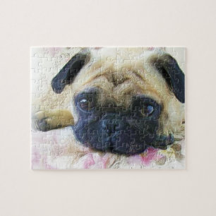 Pug dog jigsaw puzzle