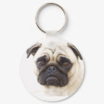 Pug Dog Keychain