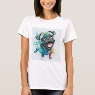 Pug dog lover T-shirt dog mom T-shirt