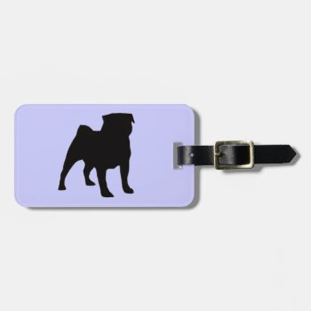Pug - Dog Luggage Tag by BukuDesigns at Zazzle