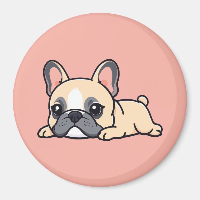 Pug dog magnet (Front)