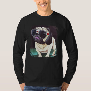 Pug Dog Mom Dad Cute & Pug Graphic Pug T-Shirt