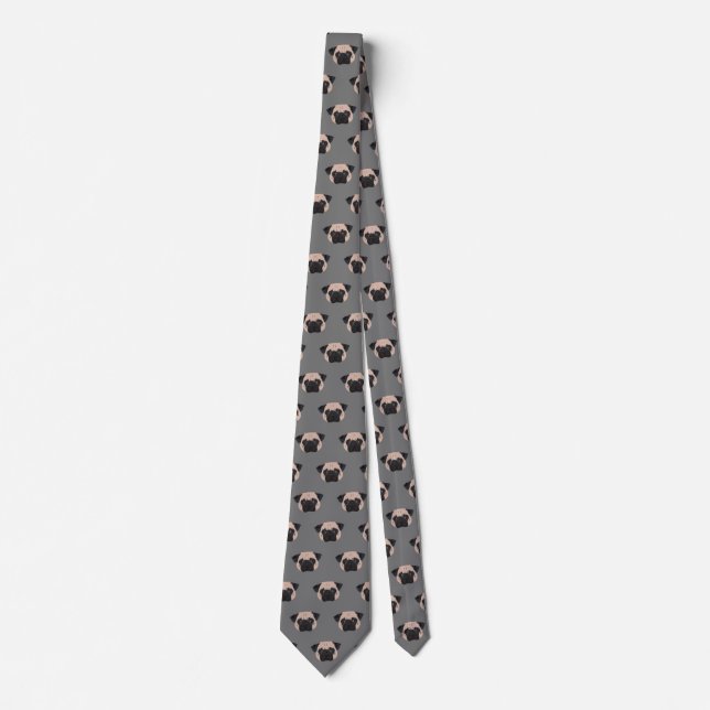 Pug Dog Neck Tie (Front)