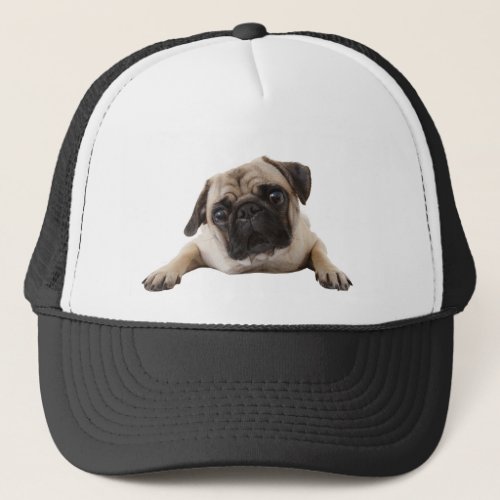 Pug Dog Pet Animal Custom Trucker Hat
