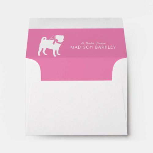 Pug Dog Puppy Envelope