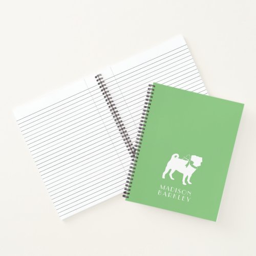 Pug Dog Puppy Notebook