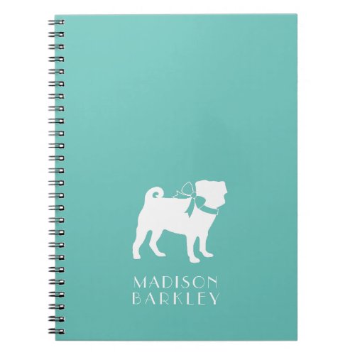 Pug Dog Puppy Notebook