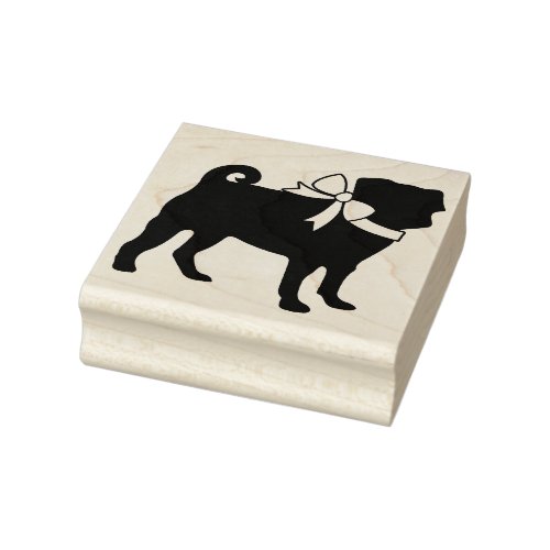 Pug Dog Puppy Rubber Stamp