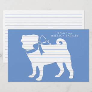 Pug Dog Puppy Stationery