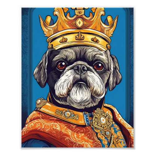 Pug Dog Queen  Photo Print