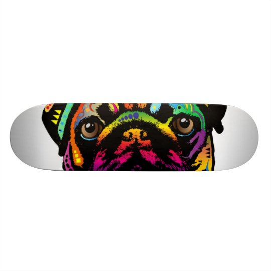 Pug Dog Skateboard Deck | Zazzle.com