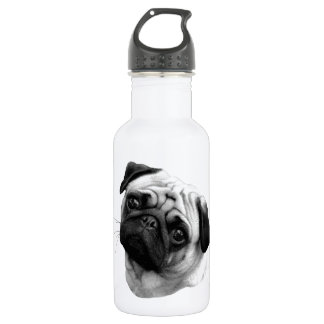 Pug Dog Stainless Steel Water Bottle