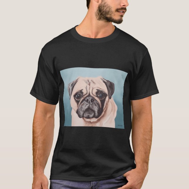 Pug Dog T-Shirt (Front)