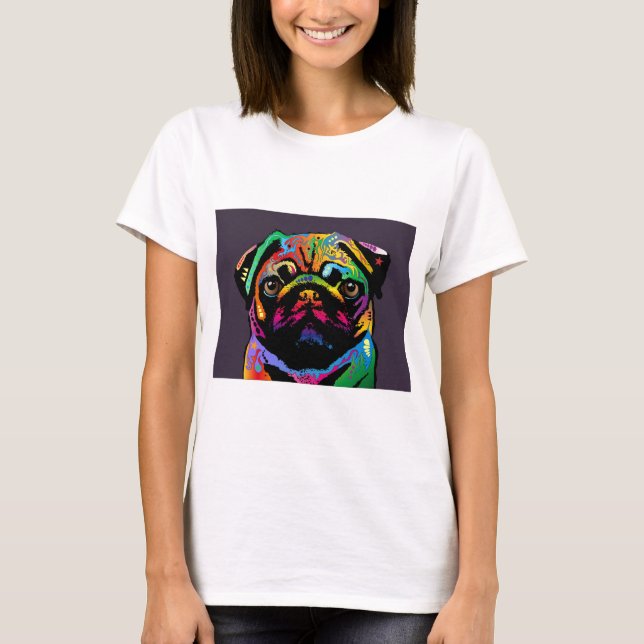 Pug Dog T-Shirt (Front)