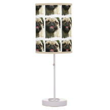 pug table lamp