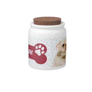 Pug Dog Treat Jar