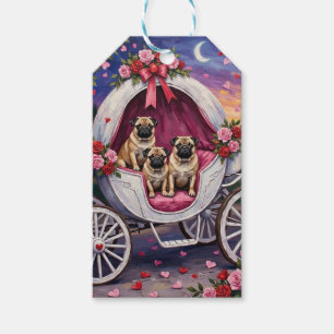 Pug Dog Valentine's Day Gift Tags