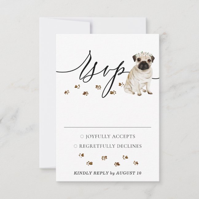 Pug Dog Wedding Response