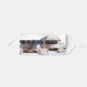 Pug dogs face mask cover (Front, Folded)