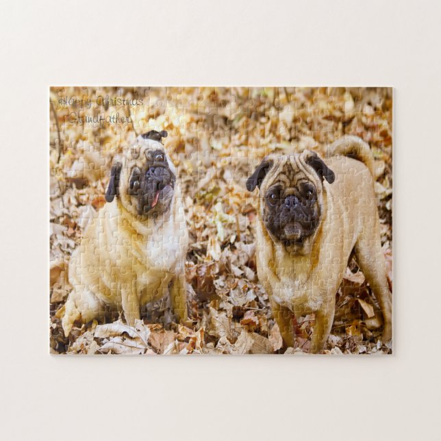 Pug Dogs. Jigsaw Puzzle (Horizontal)