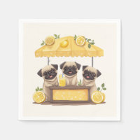 Pug Dogs Lemonade Stand