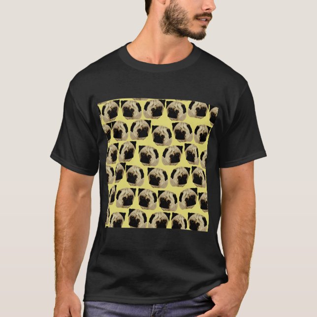 Pug Dogs T-Shirt (Front)