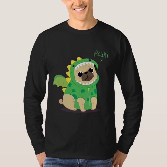 PUG DRAGON DESIGN  Classic T-Shirt 423 (Front)