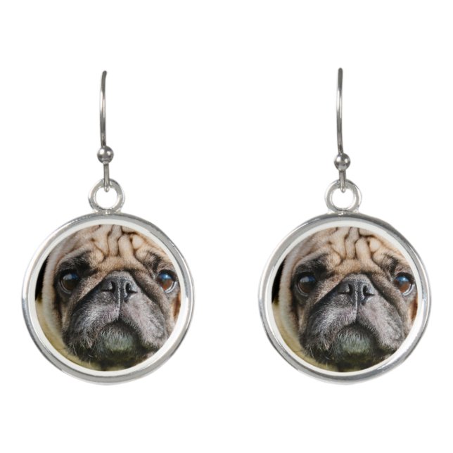 Pug Earrings (Front)