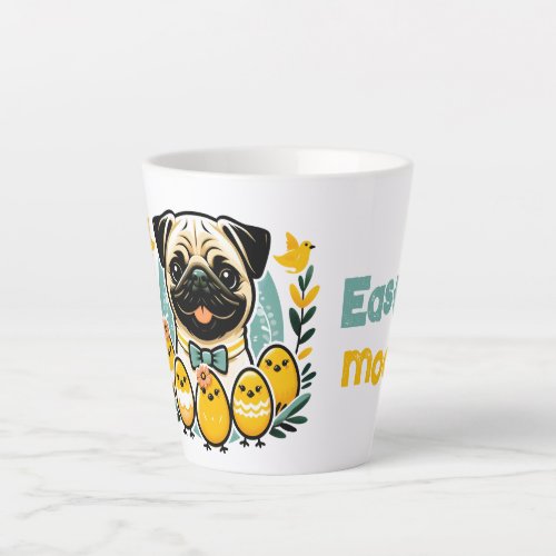 Pug Easter mood mug