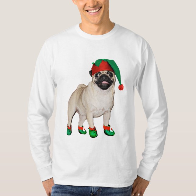 pug elf T-Shirt (Front)