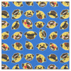 Pug Emoji Emoticon Pattern