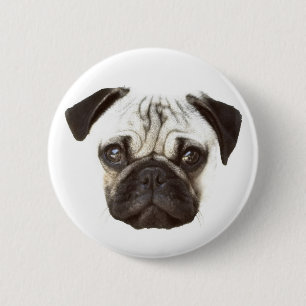 Pug Face Button