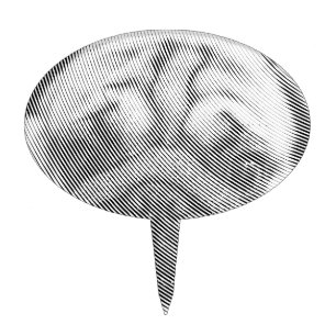 Pug Face Cake Topper