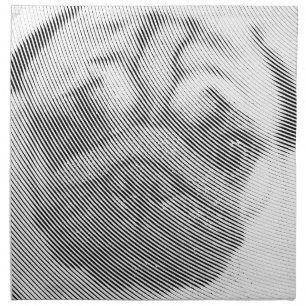 Pug Face Cloth Napkin