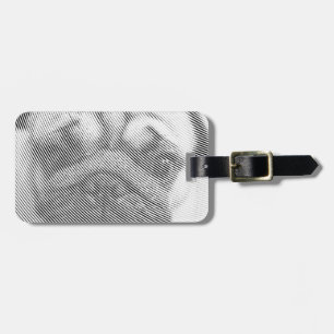 Pug Face Luggage Tag