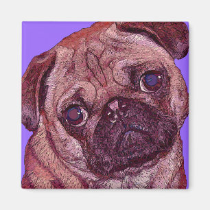 Pug Face Magnet