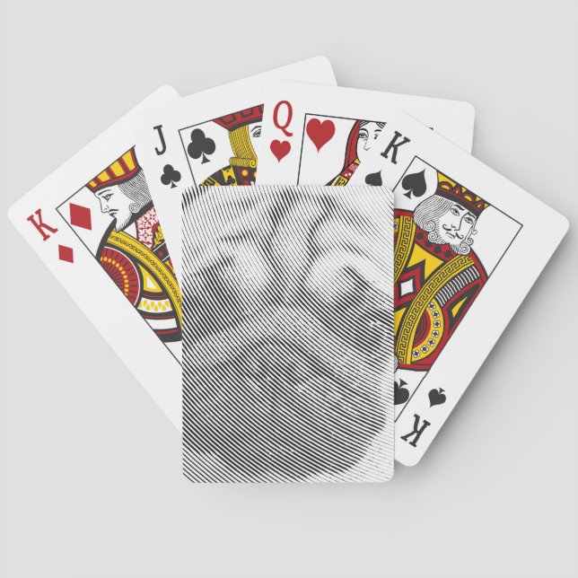 Pug Face Poker Cards (Back)