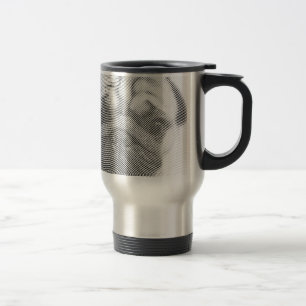 Pug Face Travel Mug