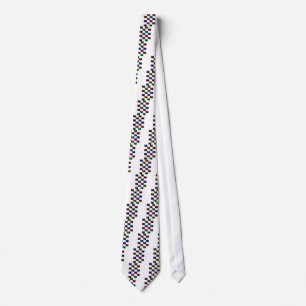 pug faces neck tie