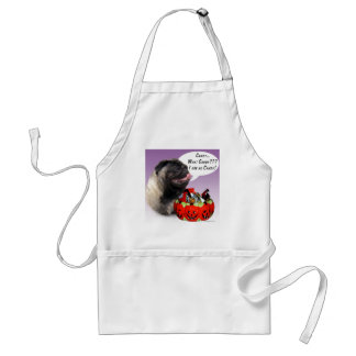 Pug (fawn) Halloween Candy Adult Apron