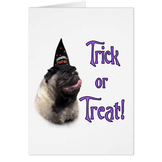 Pug (fawn) Trick Cards (Front)