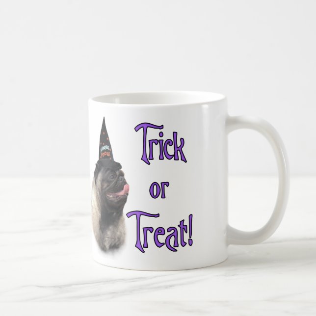 Pug (fawn) Trick Coffee Mug (Right)