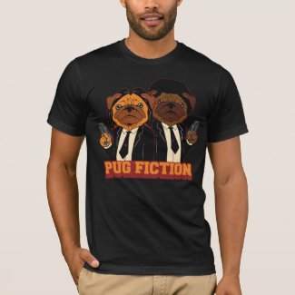 Pug Fiction - Hilarious Movie Reference Ft. Pugs T-Shirt